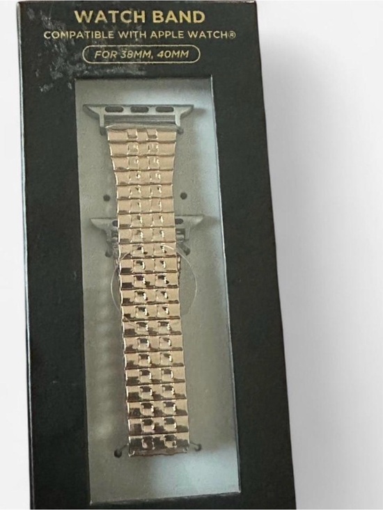 Other - Gold Metal Link Watch Band Compatible with Apple Watch (38mm/40mm)